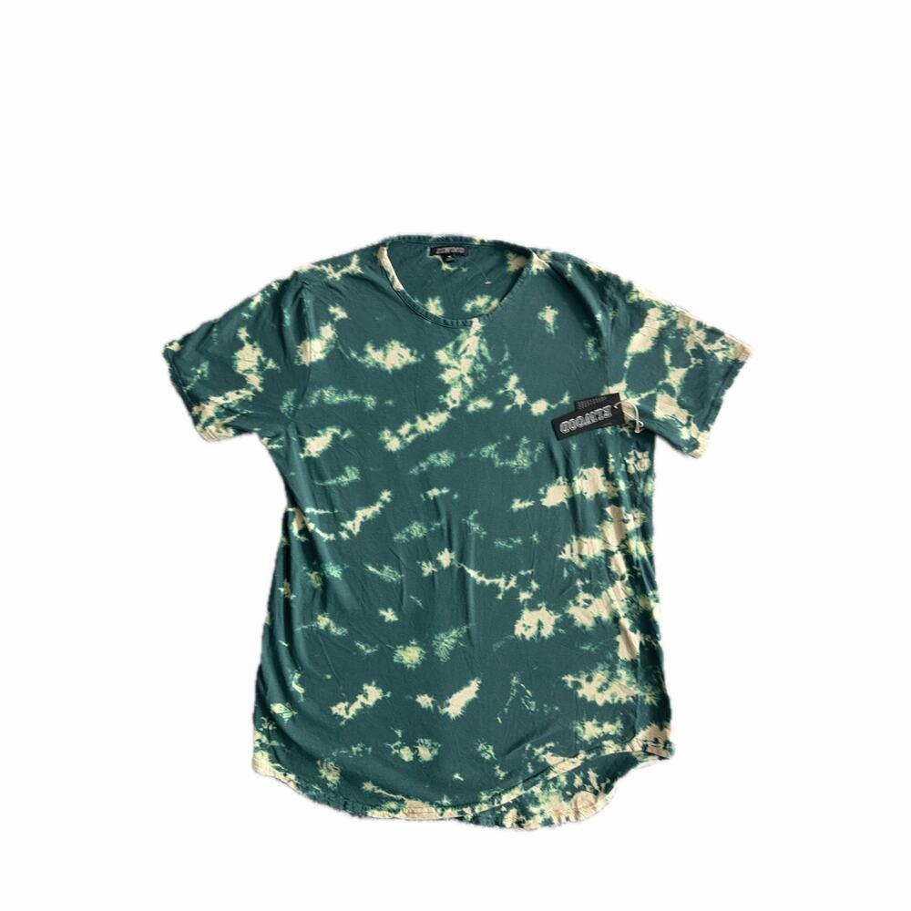 NWT New ELWOOD Green Tie Dye Short Sleeve Cotton T-Shirt Men's Size Medium